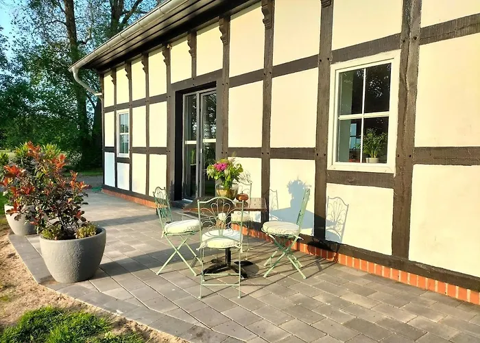 Vakantiehuis Kleine Landhaus-wohnung Im Freistehenden Fachwerkhaus